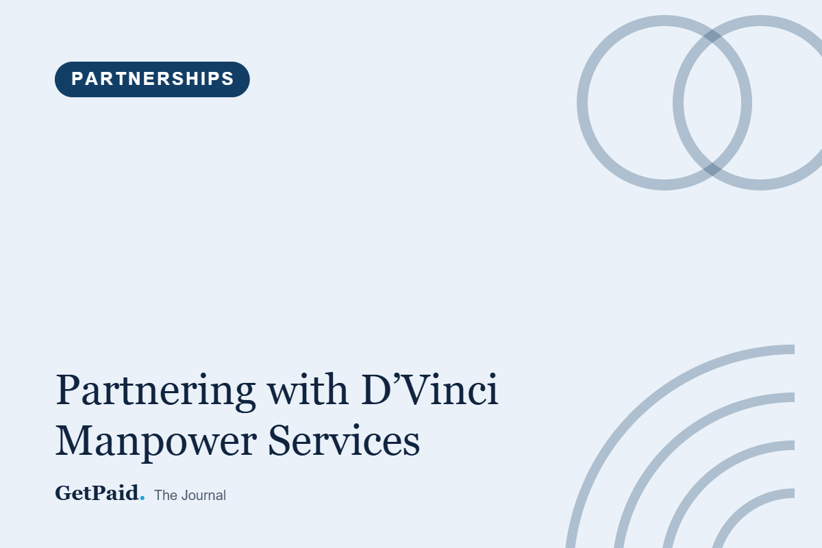 GetPaid partners with D’Vinci Manpower Services